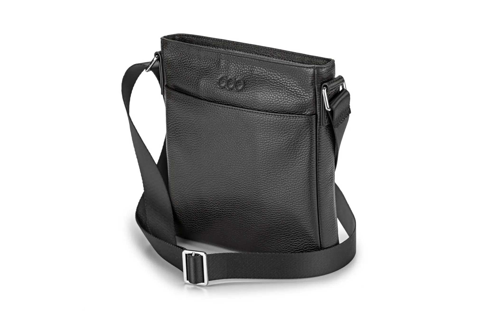 KEINESCHWESTER-JOOST-schwarz-genarbt-silber-A