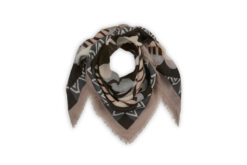 WOLLTUCH Grafik-Mix braun-taupe